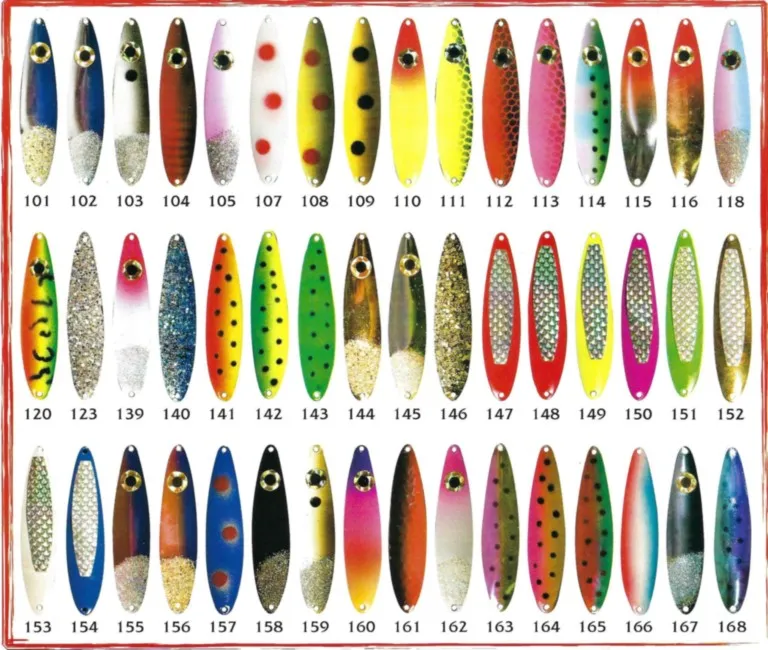 EX-CEL LURES - #27 KOKES AND TROUT CHART