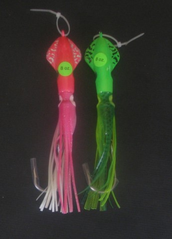 saltwater-jig-squid-pink & green