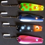 4 colors - Lights Out (GLO), Blue Devil, Bloody Frog, Pink Panther