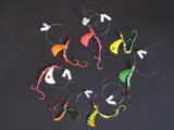 metal flake high gloss tomahawk blades kokanee lure 6 colors