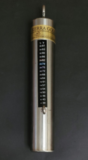 Stainless Steel Cylindrical Downrigger Weight with Dual Scale (C/F) Thermometer